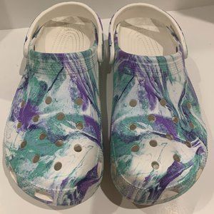 CROCS CLASSIC CLOGS TIE DYE